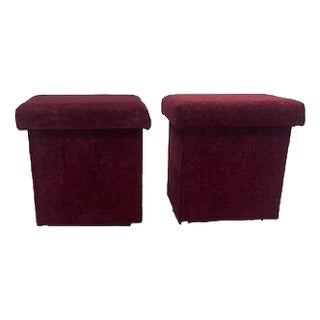 Vintage Hockers Stool by Tatra Nabytok, 1980, Set of 1 For Sale