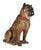 Ceramic Austrian Cold-Painted Terracotta Model of a Seated Pug Dog With Glass Eyes, Life Size For Sale - Image 7 of 17