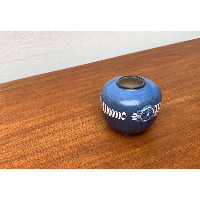 Mid-Century German Pottery Vase from Thoms Keramik, 1960s, in Very Good conditions. Designed 1960 to 1969 This piece has...