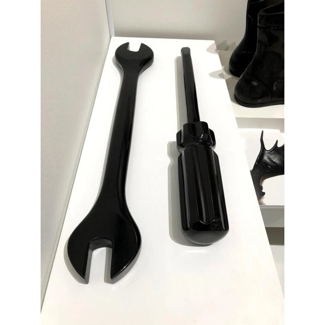 The Wrench, Mega, Hand Carved Marble Sculpture, Smooth Finish, 2018 For Sale - Image 3 of 8