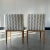 Set of 8 G P & J Baker Tetbury Stripe Dining Chairs For Sale - Image 4 of 7