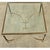 Metal French Mid-Century Brass & Glass Square Coffee Table For Sale - Image 7 of 10