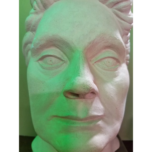 Life-Size Terracotta Bust by Herman Roderick Volz For Sale - Image 9 of 11