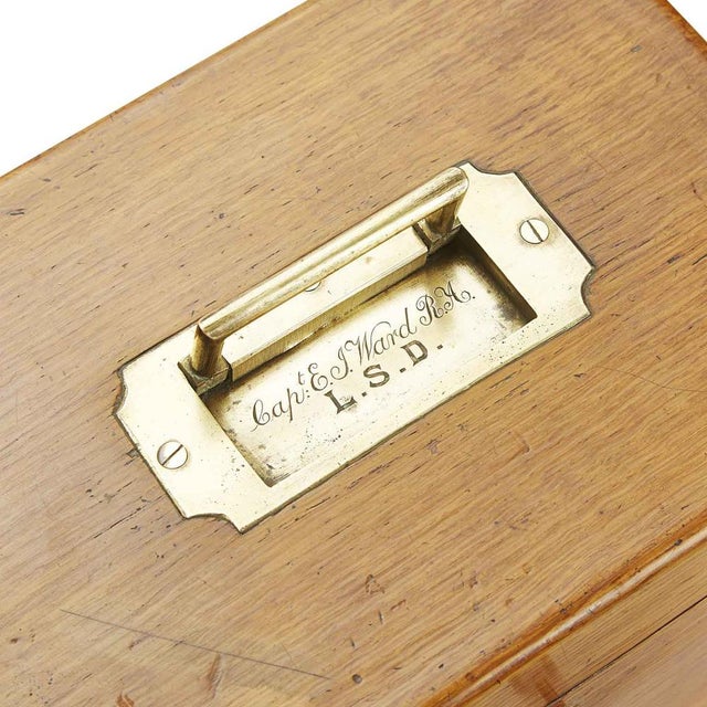 Brown Oak Box with Liquor Bottles 1800, Set of 3 For Sale - Image 8 of 11