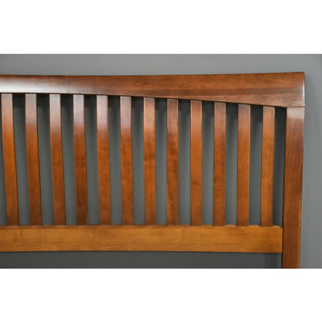 1990s Ethan Allen American Impressions King Cherry Bed For Sale In Boston - Image 6 of 9