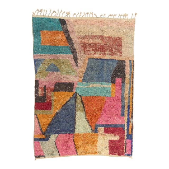 Contemporary Boujad Moroccan Rug, 08'01 X 11'02 For Sale