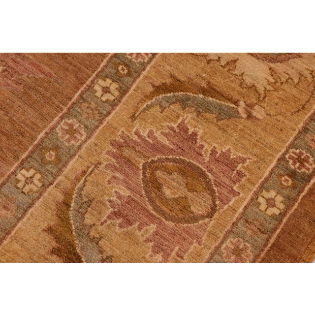 1980s Rustic Brown/Gold Wool Rug - 9'11" X 13'11" For Sale In New York - Image 6 of 10