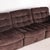 Brown Fabric Modular Sofa, 1980s, Set of 3 For Sale - Image 4 of 16