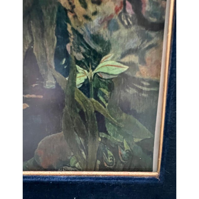1950s Framed Paul Gauguin Print of Horserider in a Jungle For Sale In Los Angeles - Image 6 of 9
