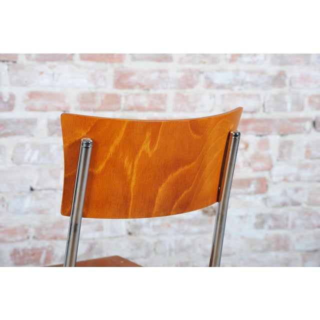 Bauhaus Bauhaus Chair in Beech and Chromed Steel, Czech, 1930s For Sale - Image 3 of 10