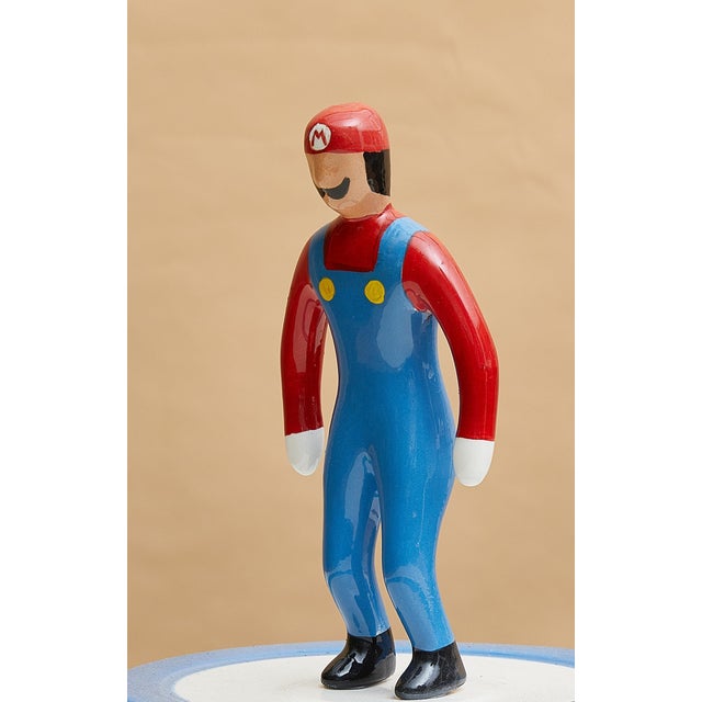 Subbuteo Ornament Sculpture in Double-Mold Ceramic from Artigianato Italiano For Sale - Image 3 of 4