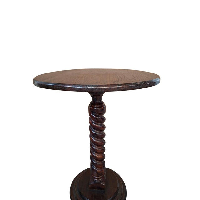 Wood Vintage Refectory Table in Carved Ash, 1990 For Sale - Image 7 of 9