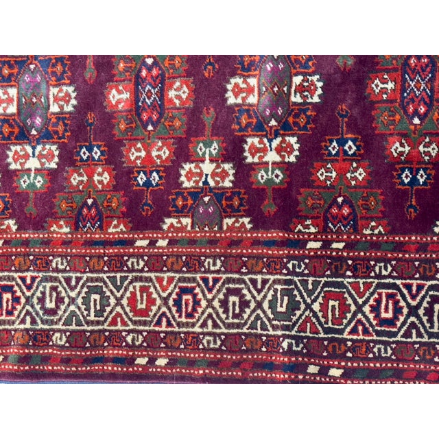 Early 20th Century Antique Fine Turkmen Tribal Runner 2’11” X 8’11” For Sale - Image 5 of 14
