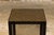 Louis Vuitton Leather Top Small Side Table with Custom Metal Base and Stretchers For Sale - Image 11 of 12