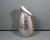 Large Sculptural Textured Silver-Finish Vase For Sale - Image 4 of 12