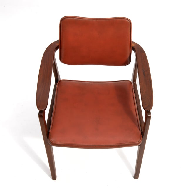 Sigvard Bernadotte Armchair John Stuart France & Daverkosen Mid Century Modern For Sale - Image 10 of 12
