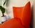 Textile 1970s Vic-Line Sculptural Modular Chaise Lounge in Orange Velvet For Sale - Image 7 of 9