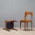 Brown Vintage Chairs in Beech and Leatherette, 1970s For Sale - Image 8 of 9