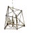 Large Open Framed Cage-Style Six-Light Pendant Chandelier For Sale - Image 4 of 10