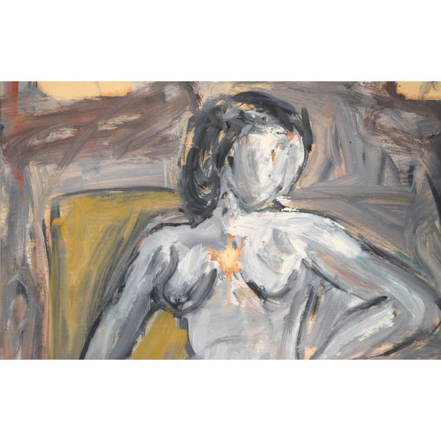 Bay Area Abstract Expressionist Standing Nude by Honora Berg For Sale - Image 4 of 7