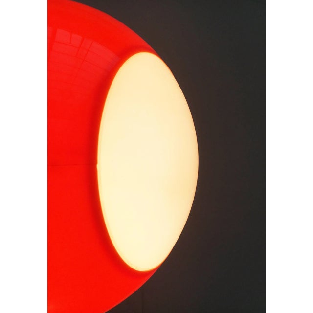 Vintage Space Age UFO Lamp attributed to Luigi Colani For Sale - Image 6 of 18