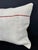 Contemporary Turkish Hemp Pillow Cushion Natural Beige Red Pillow Cushion Cover 20"x20" For Sale - Image 3 of 4