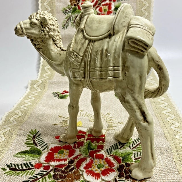 Goebel Camel 1980 Gerhard Skrobek Signed W Germany Large 10in #46074 Nativity For Sale - Image 10 of 13
