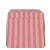 Not Yet Made - Made To Order Skirted Storage Ottoman in Candy Stripe Red Oga For Sale - Image 5 of 5