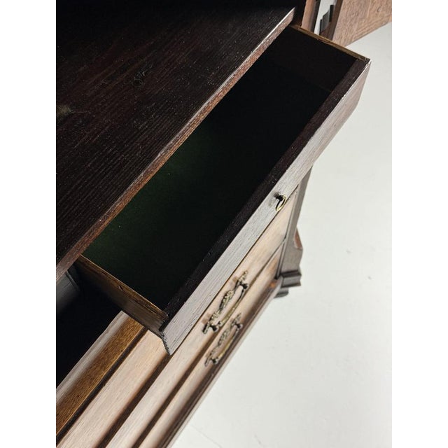 Brown Antique Dutch Cabinet, 1800s For Sale - Image 8 of 18