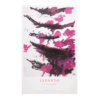 Cy Twombly Lepanto Official Exhibition Poster For Sale