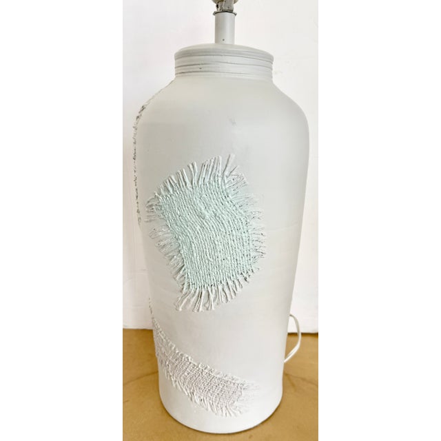 1980's Organic Modern Style Table Lamp/Signed For Sale - Image 4 of 9