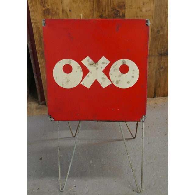 Oxo cube tin shop display dispenser A great piece from the grocer shop display, the stand is metal with a giant Tin Plate...