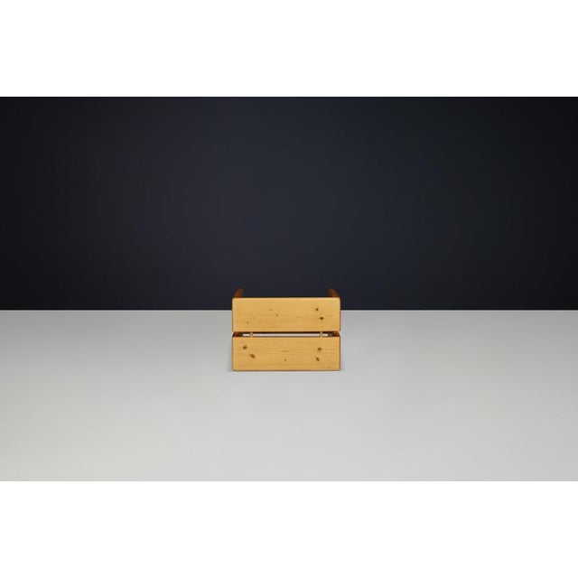 1960s Mid-Century Pine Stool Ski Resort attributed to Charlotte Perriand for Les Arcs, 1960s For Sale - Image 5 of 9