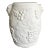 Vintage White Ceramic Bacchus Wine Cooler For Sale