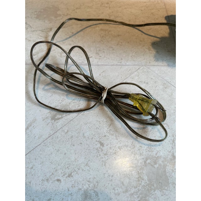 1970’s Vintage Zig Zag Plaster Table Lamp by Ziggaraut For Sale - Image 12 of 13