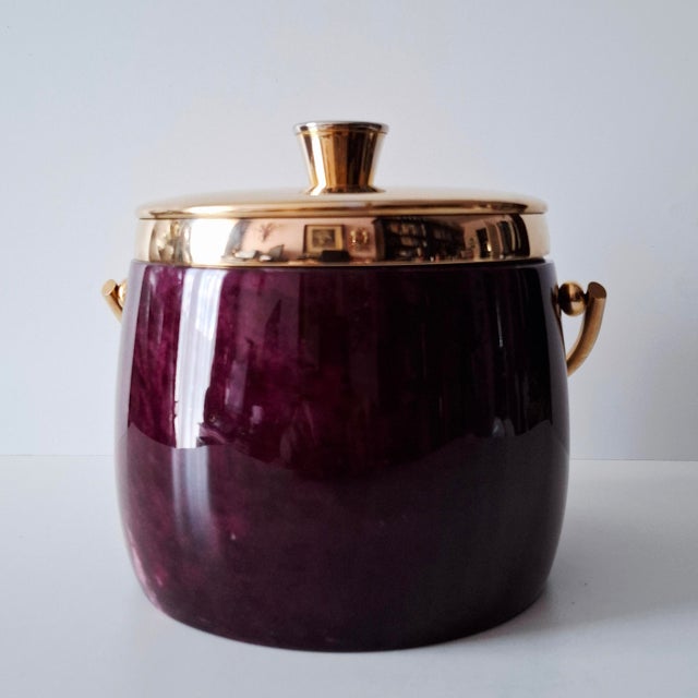Mid-Century Ice Bucket Model No. 950 by Aldo Tura, Italy, 1960s For Sale - Image 12 of 18