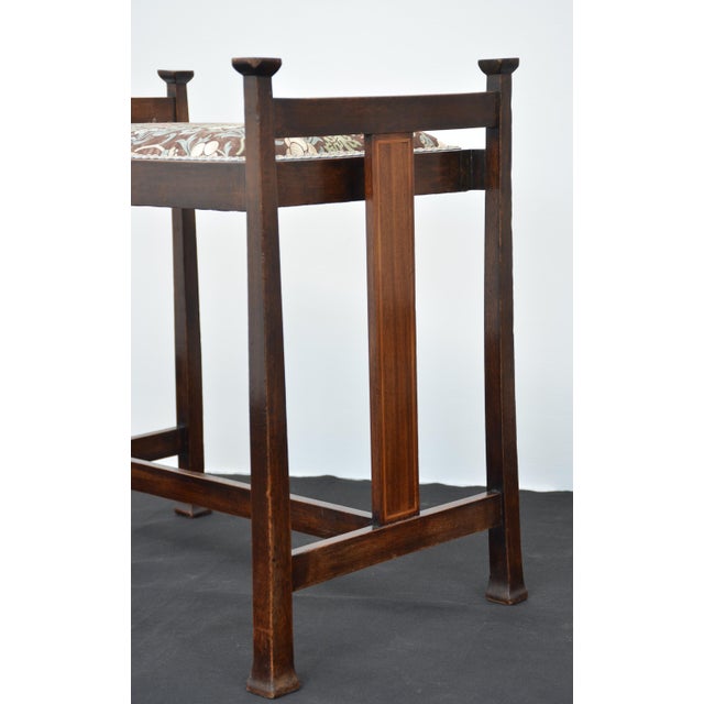 Antique Arts and Crafts Dressing Table Stool, 1900s For Sale - Image 10 of 18