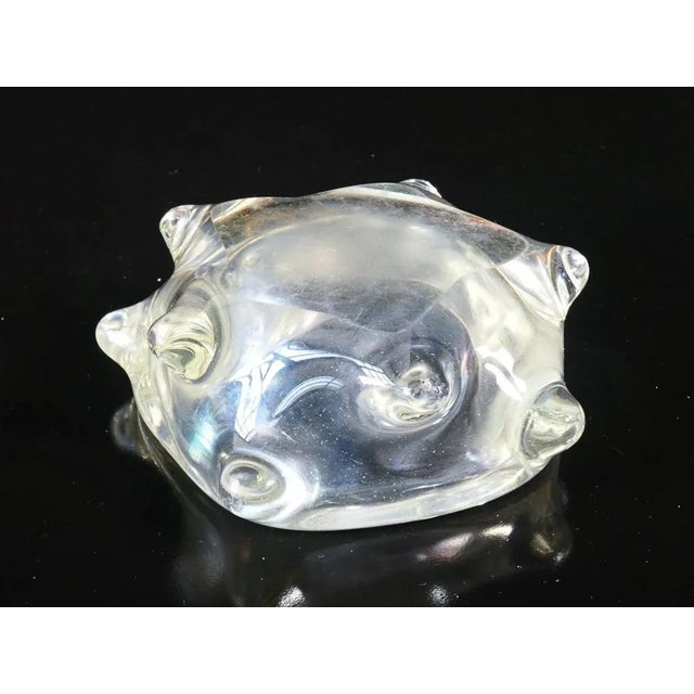 White Mugnoni Series Glass Vase by Ercole Barovier, 1940s For Sale - Image 8 of 9