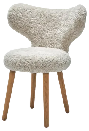 Moonlight Sheepskin WNG Chair by Mazo Design