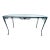 Vintage Chantilly Rose Wrought Iron Patio Table by Russell Woodard, Attributed For Sale
