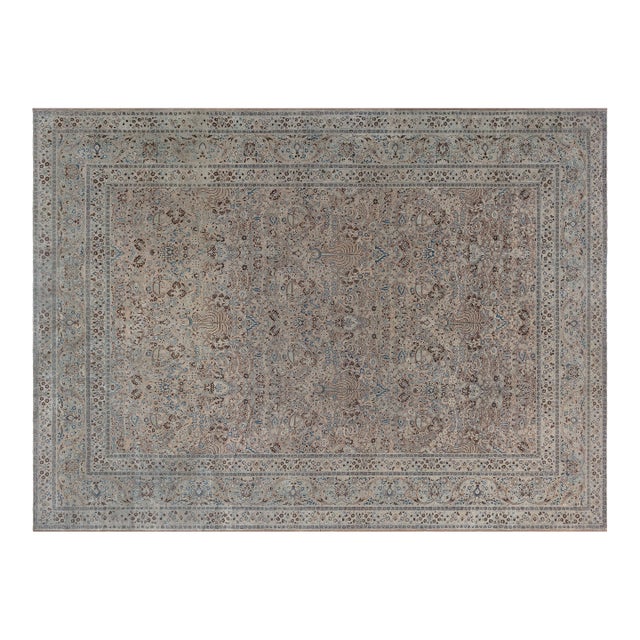 Oversized 1920s Persian Khorassan Rug For Sale