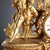 Antique Clock with Gilded Antimony Wooden Base, 1800s For Sale - Image 6 of 13