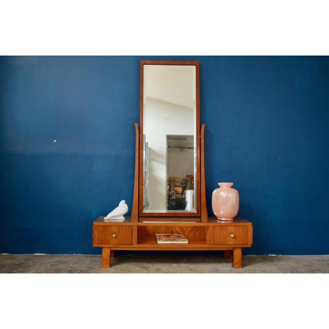 Beige Art Deco Mirror Dressing Office, 1930s For Sale - Image 8 of 18