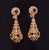 Late 19th Century Gorgeous Italian Etruscan Revival 18k 750 Solid Gold Amethyst Dangle Chandelier Earrings For Sale - Image 10 of 13