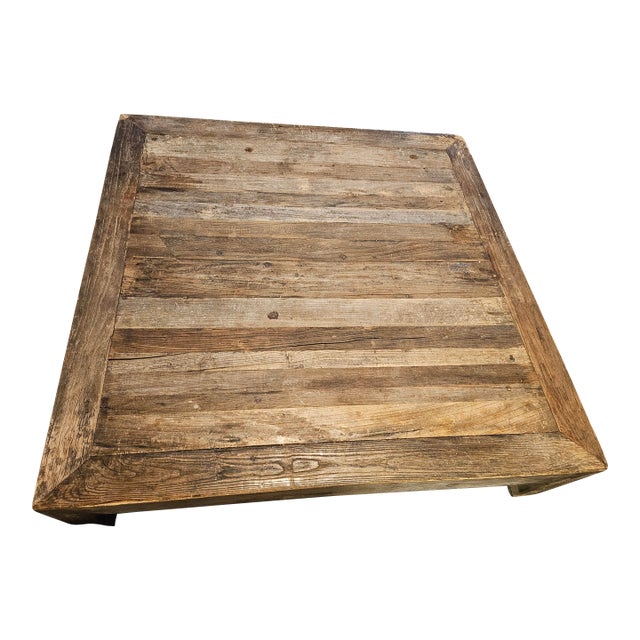 Reclaimed Oak Coffee Table For Sale