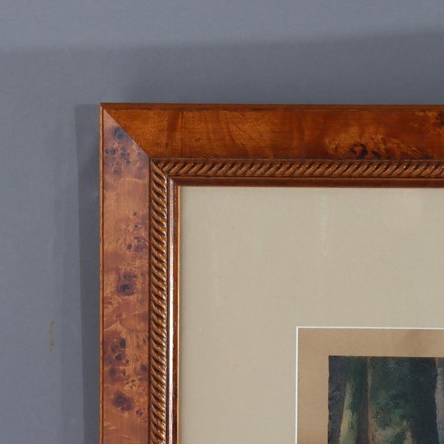 Antique Currier & Ives Hand Tinted Lithograph “Hiawatha’s Wooing” C1860 For Sale - Image 4 of 9