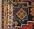1875s Navy Geometric Antique E. Anatolian Kurdish Runner Carpet 3' 6" X 12' 9" Knotted Wool Rug For Sale - Image 4 of 12