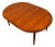 1960s Mid Century Danish Dining Table Teak Round Square Expanding Leaf Oval Denmark For Sale
