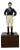 Vintage Equestrian Navy Blue Jockey Bookend Statue 13"h For Sale