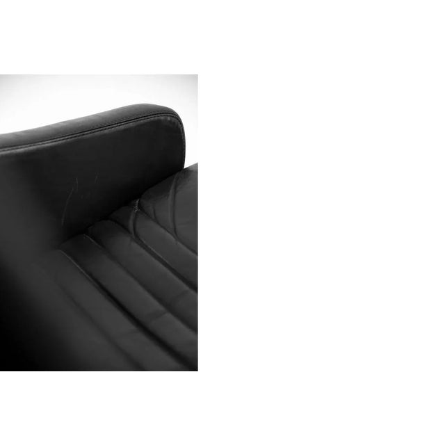 Set of Scandinavian Black Leather Armchairs from Ire Mobel AB, 1970s For Sale - Image 18 of 18